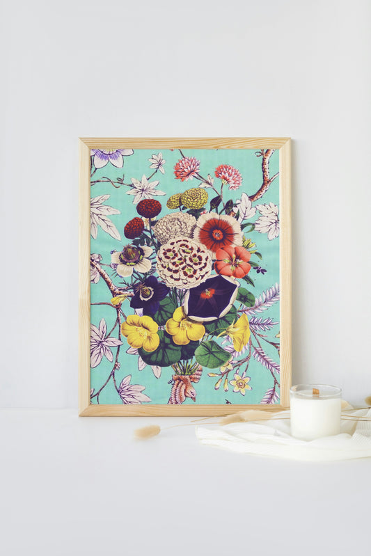 bouquet A4 giclée print