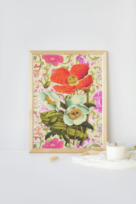 poppies A4 giclée print