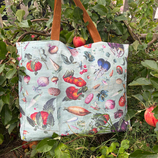 aubergine beach/laundry bag