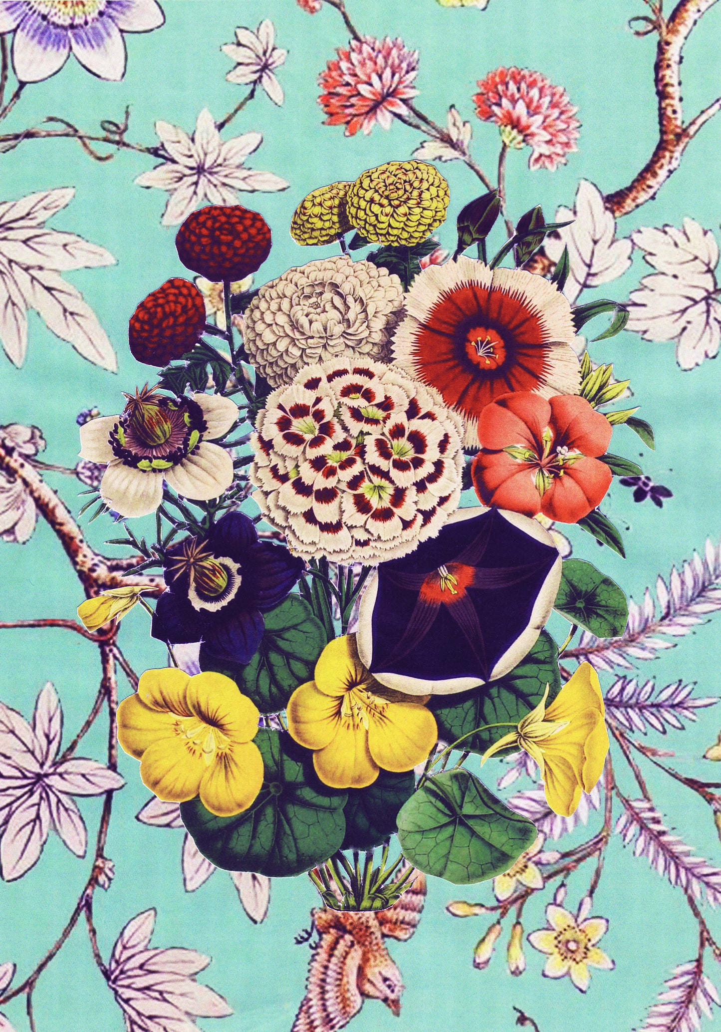 bouquet A4 giclée print