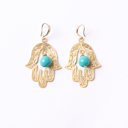 hamsa earrings front