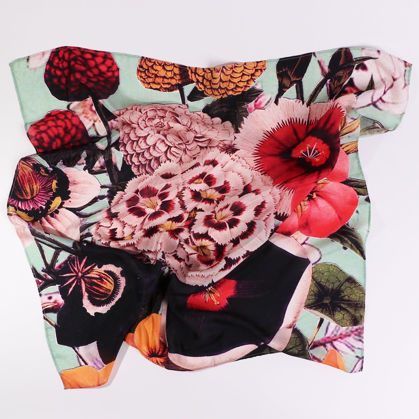 hydrangea silk square