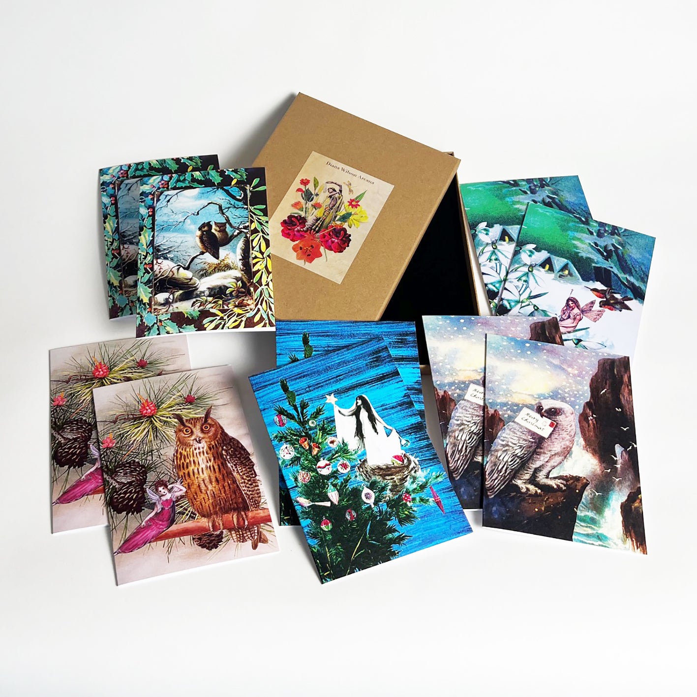 owl and fairy card selection