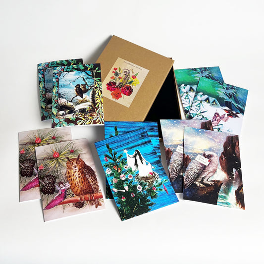 owl and fairy card selection