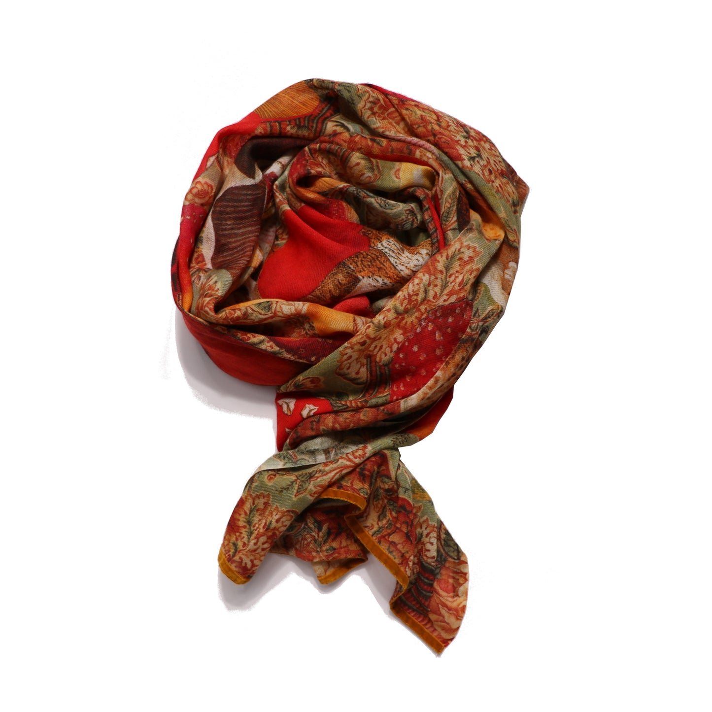 fungi woollen shawl loop