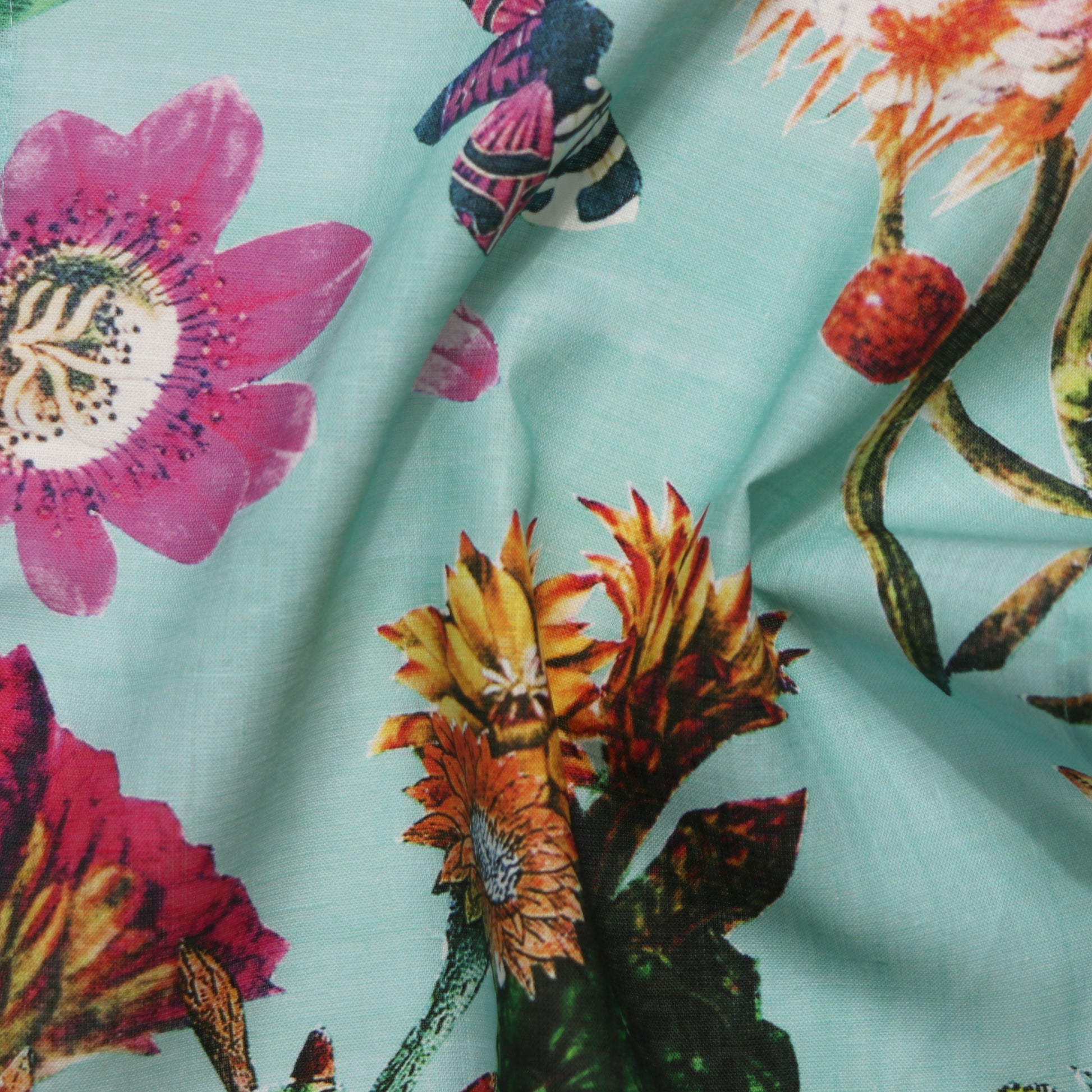 tigermoth napkin close up