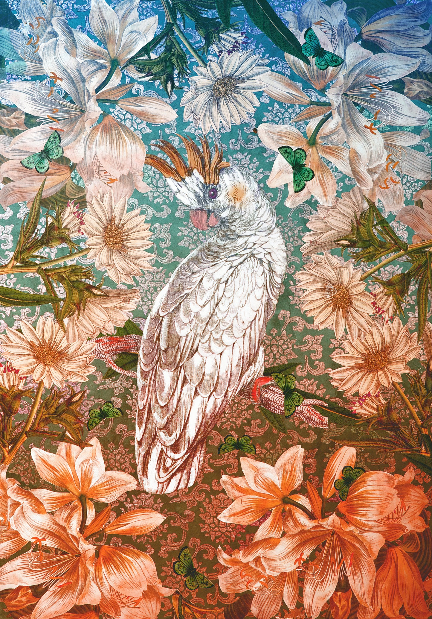 cockatootwo A4 giclée print